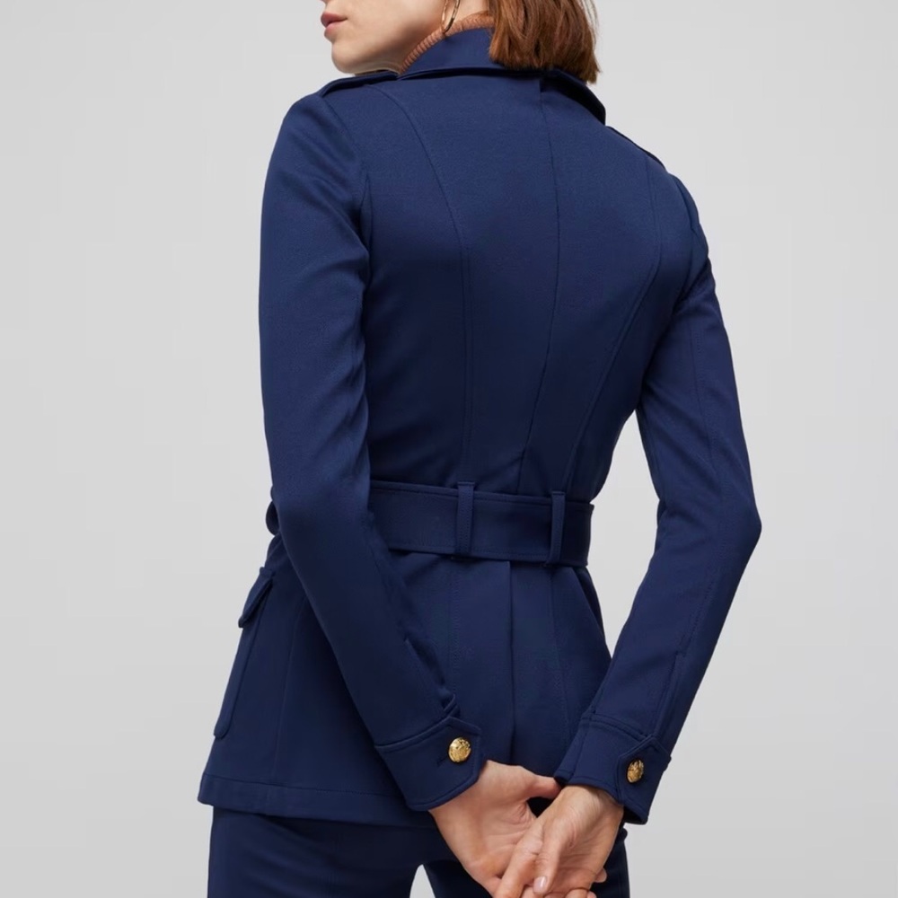 ⭐️NEW⭐️White House Black Market (WHBM) Luxe Stretch Safari Jacket - Picture 4 of 10